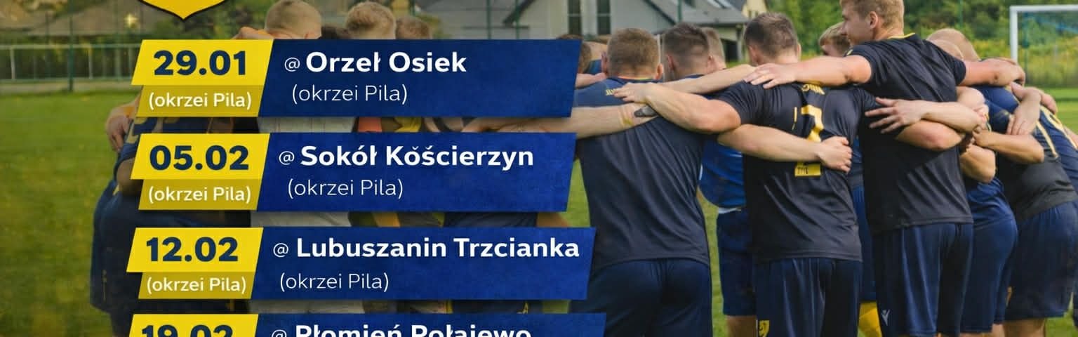 Plan sparingów przed rundą wiosenną 2025